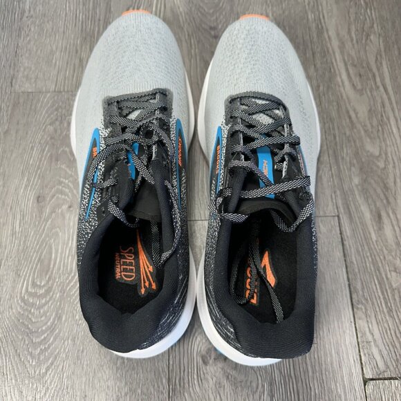 Size 9 - Brooks Launch 10 Black Gray Blue Orange Running Shoe Men SAMPLE main image 4